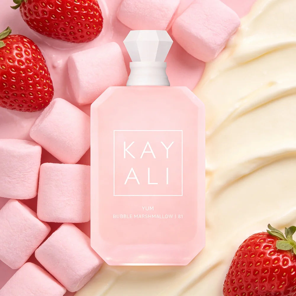 KAYALI YUM BOUJEE MARSHMALLOW | 81 Eau de Parfum Intense | 3.4 oz / 100 ml Luxury Gourmand Perfume for Women & Men | Sweet Straw