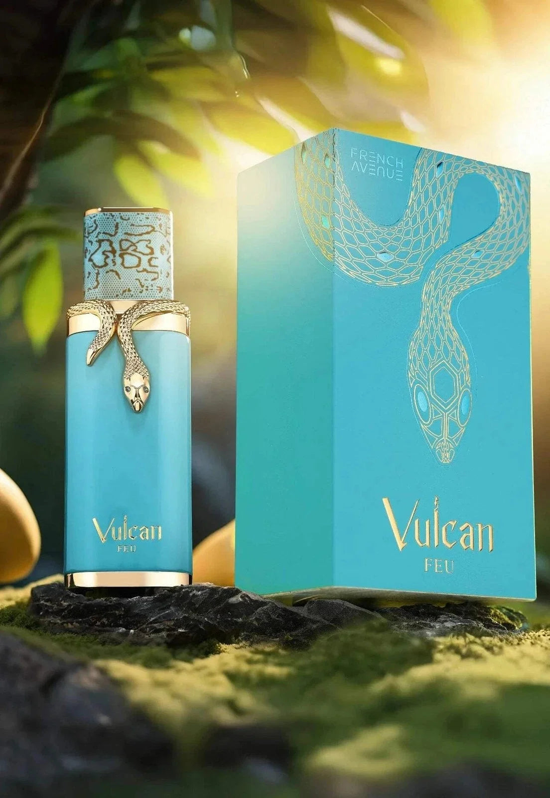 Fragrance World French Avenue Vulcan Collection (Vulcan Feu) 3.4 Oz 100ml For Men And Women Ideal Gift Choice, (Valentine's Day,