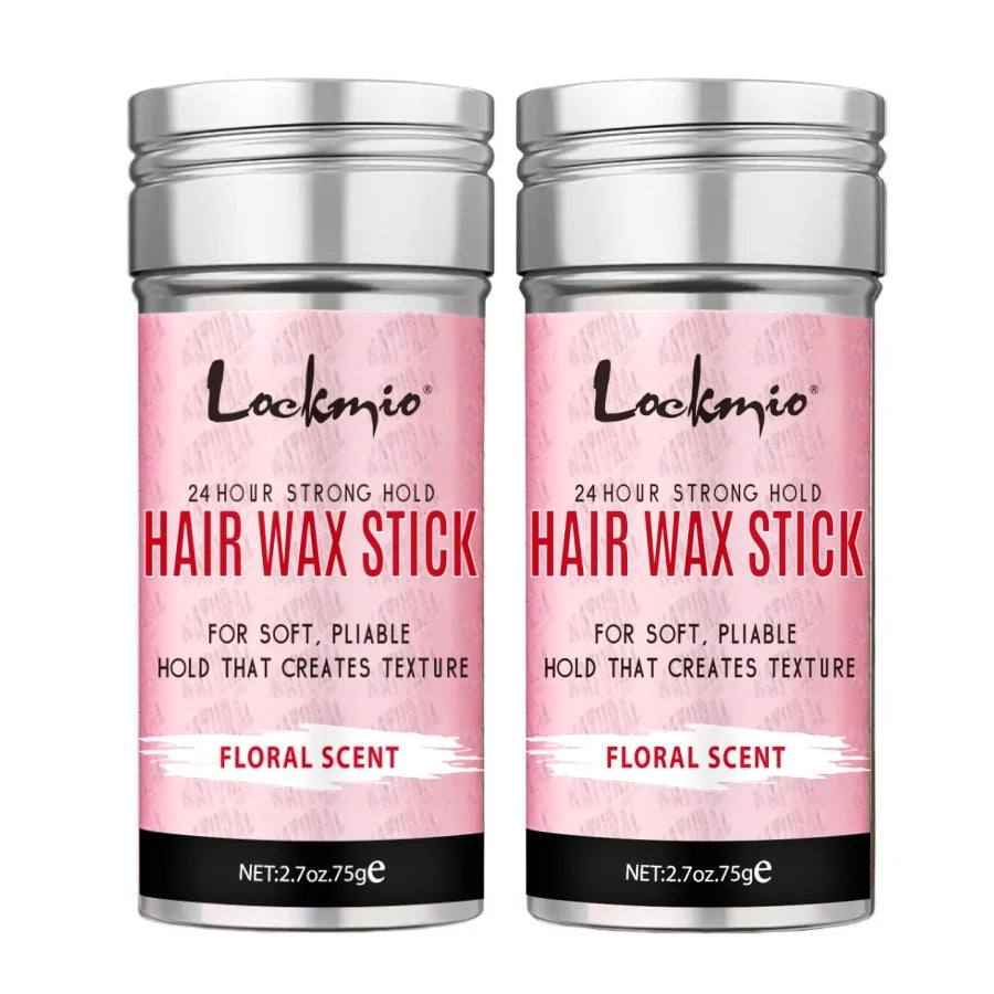 Professional Styling Wax for Women Anti-frizz Pomade Smoothing Broken Back Hair Mud Messy Hairs Control Wax Rod for Natural Wigs