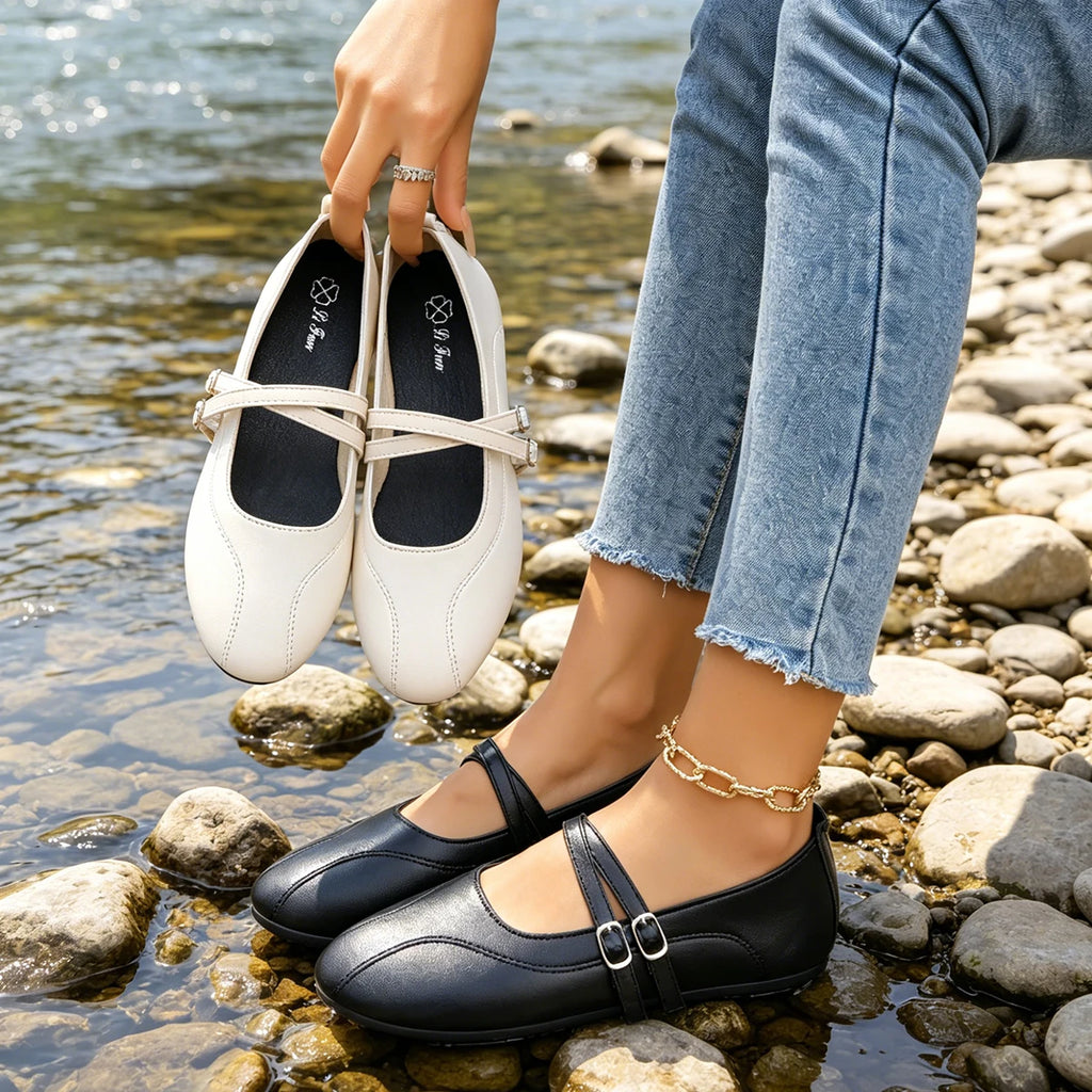 Fashionable Best Selling New Comfortable Plus Size Women's Shoes Spring and Autumn Elegant Round Toe Sexy Casual Flat Shoes