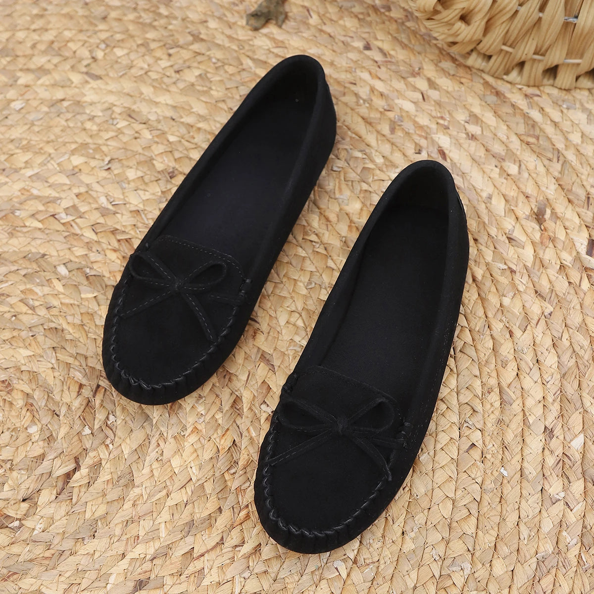 Spring and Autumn Elegant Round Toe Sexy Low Heel Casual Shoes Fashionable Best Selling New Comfortable Plus Size Women's Shoes