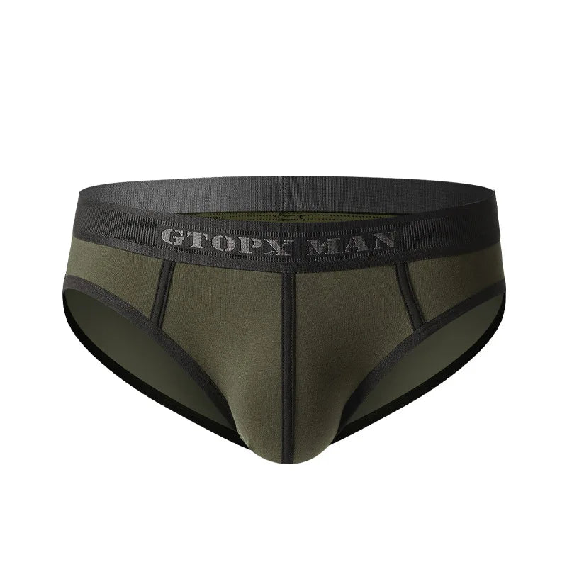 GTOPX comfortable low-rise cotton briefs for men, cross-border one-piece summer student underwear GT241