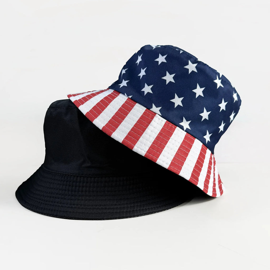 2026 Football Cup USA Hat American Flag Stars and Stripes Bucket Hats Kids Outdoor Outing Shading Soccer Basin Caps