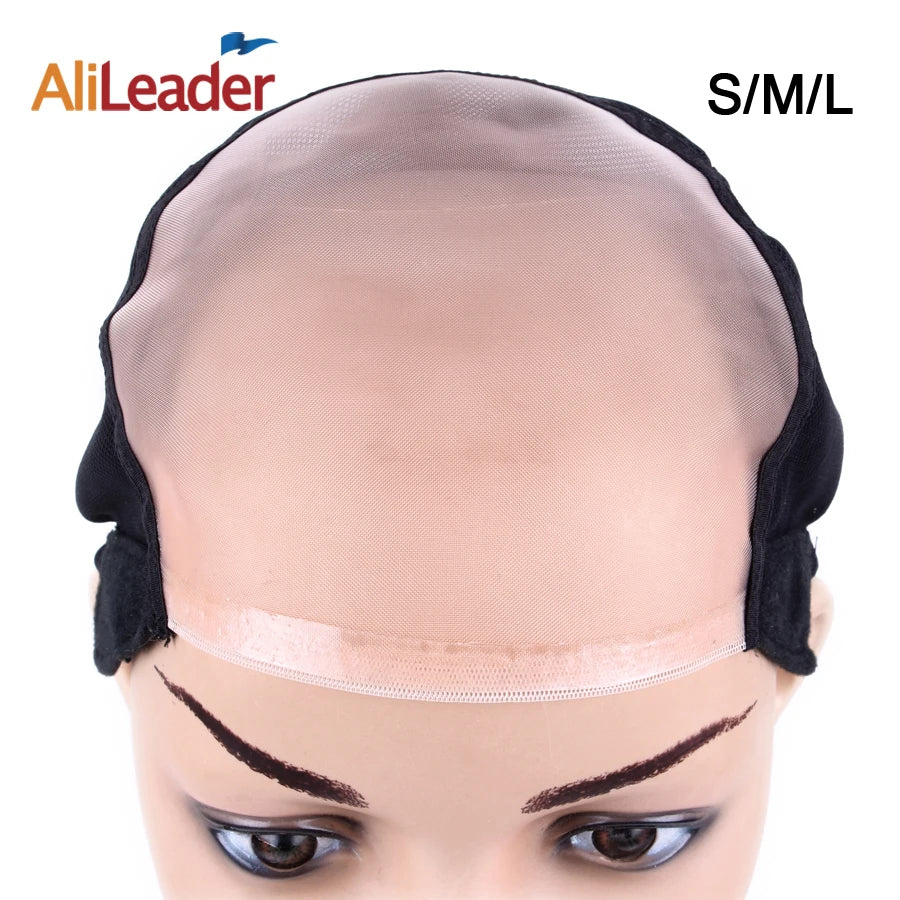 Best Monofilament-Wig-Cap Most Similar To Scalp Skin Cap Wigs L M S Size MONO Wig Cap For Making Wigs With Adjustable Strap 1PC