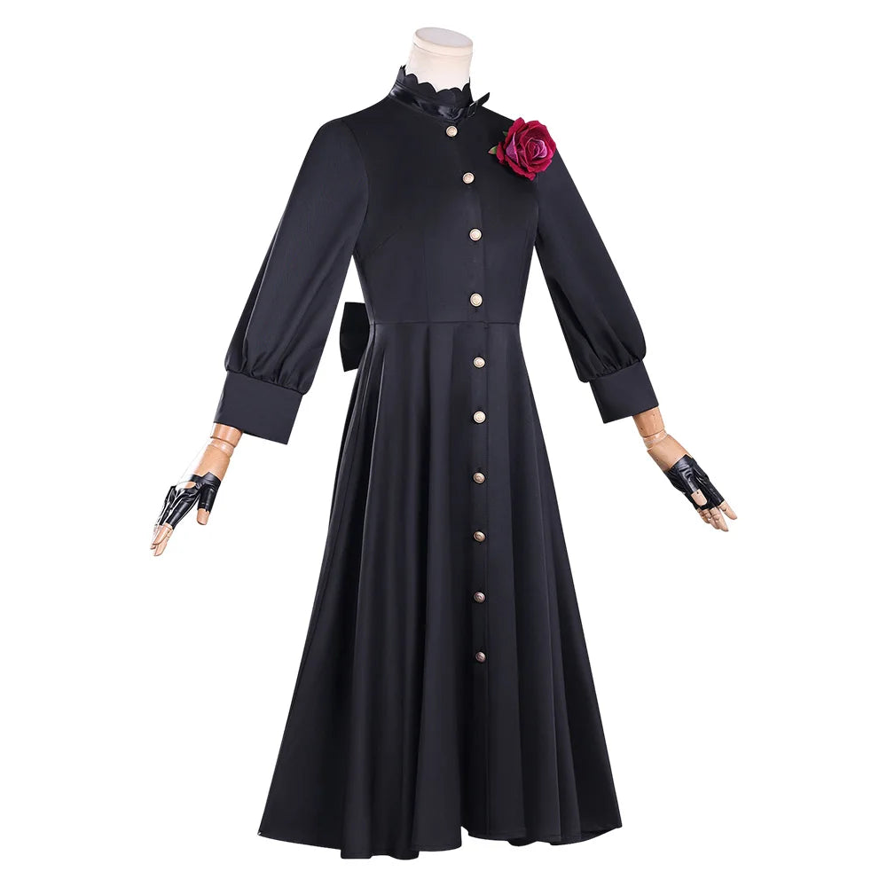 Scarlet Cosplay Wig Dress Costume May I Ask for Anime One Final Thing Roleplay Women Clothing Outfits Halloween Carnival Suit