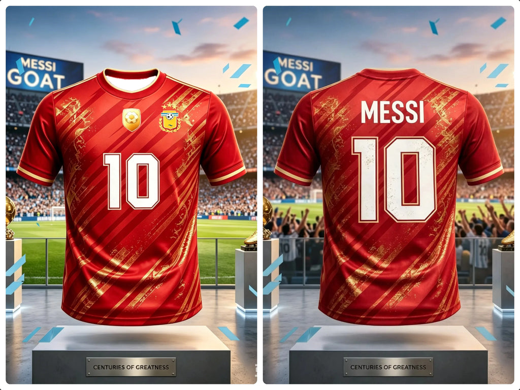 Kids Unisex Messi #10 Football Soccer Jersey Breathable Quick Dry Argentina Kid Sportswear Casual Training Fan Uniform T Shirt