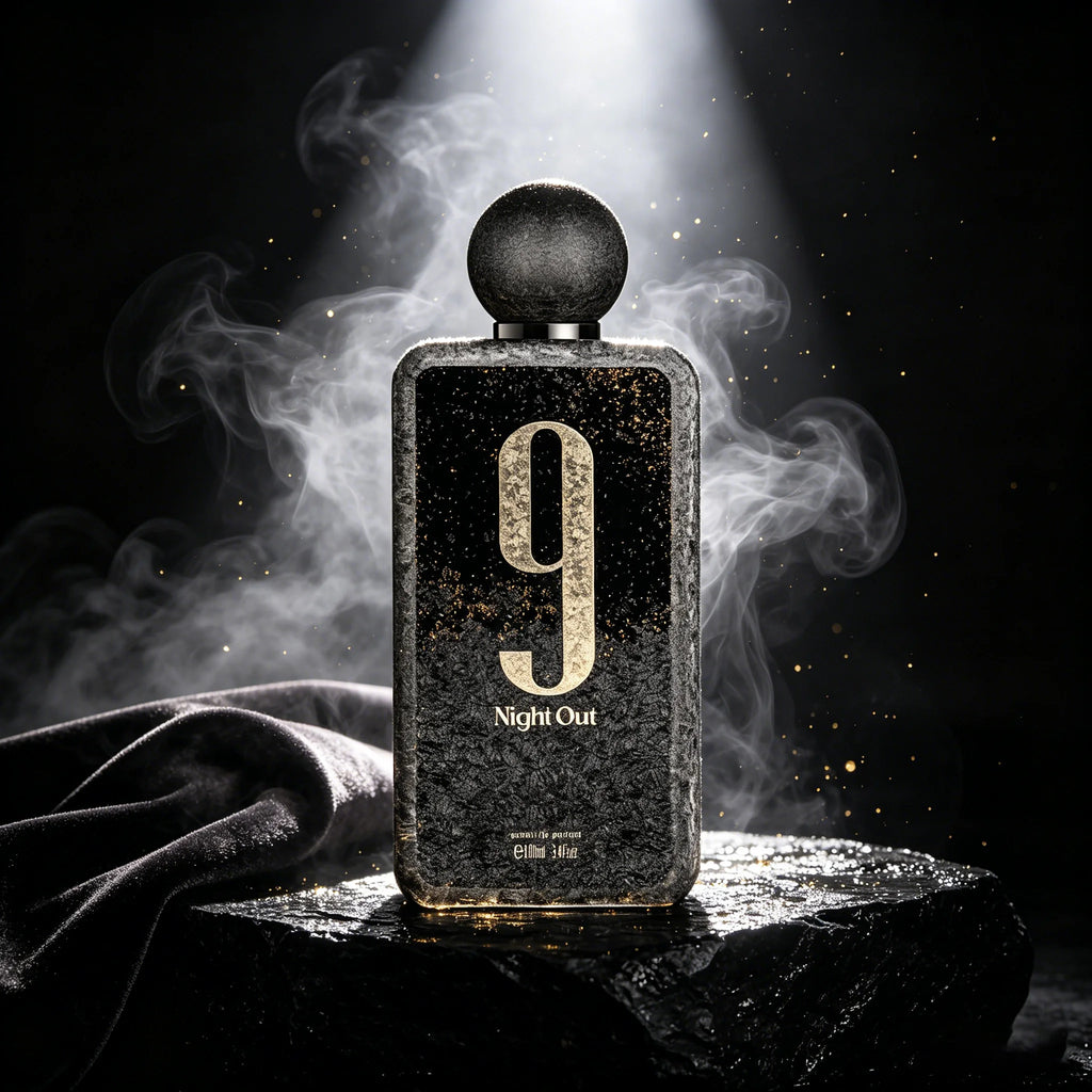Afnan 9 PM Night Out Extrait de Parfum for Unisex – Oriental Spicy Fragrance, Perfect Gift for Women & Men, 3.4 fl oz