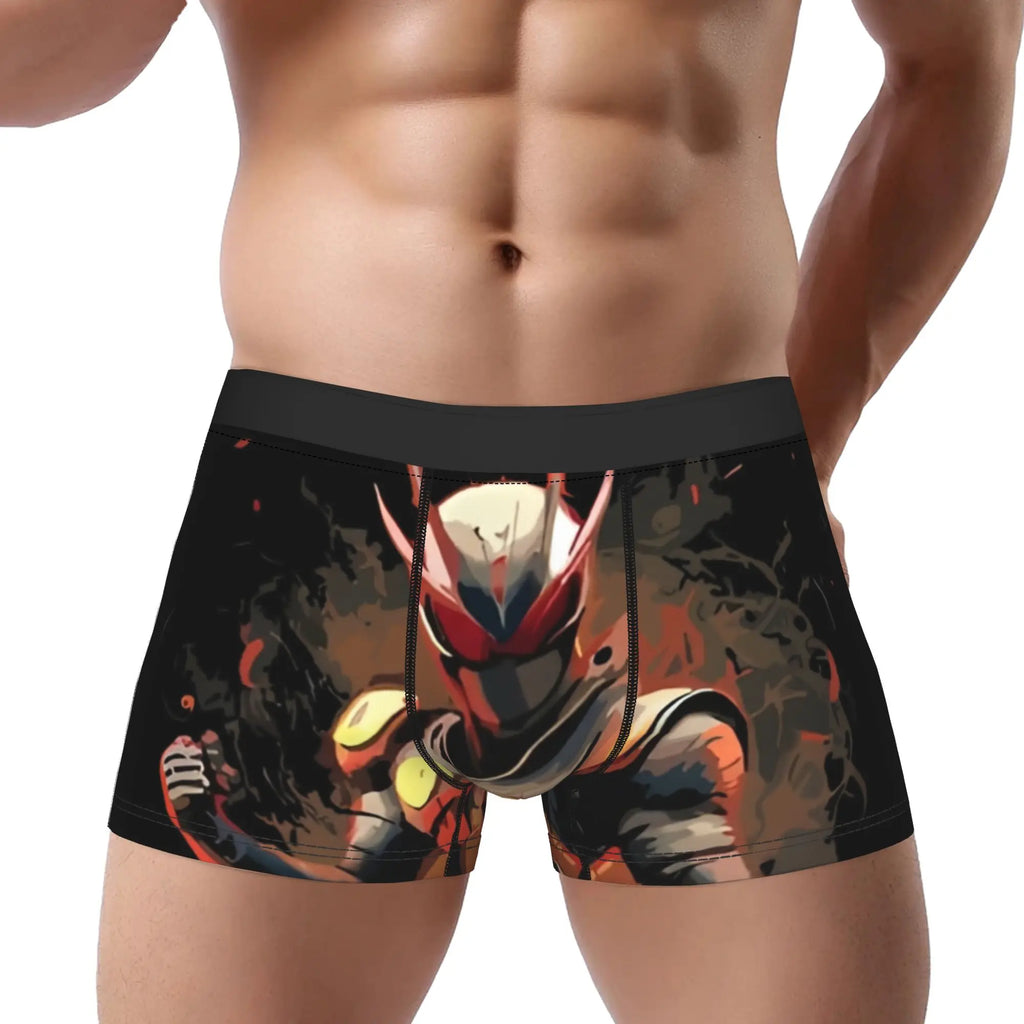Bandai Kamen Rider Cross Z Build boxers  Underpants Breathbale Panties Men's Underwear Comfortable Shorts Boxer Briefs