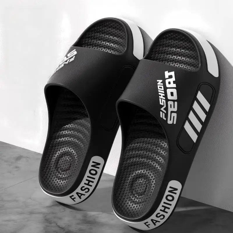 Men's and Women's Professional Design Large Size Eva Slippers Trendyy Student Couple Slippers Outdoor Wear Non-Slip Slippers Women's Summer