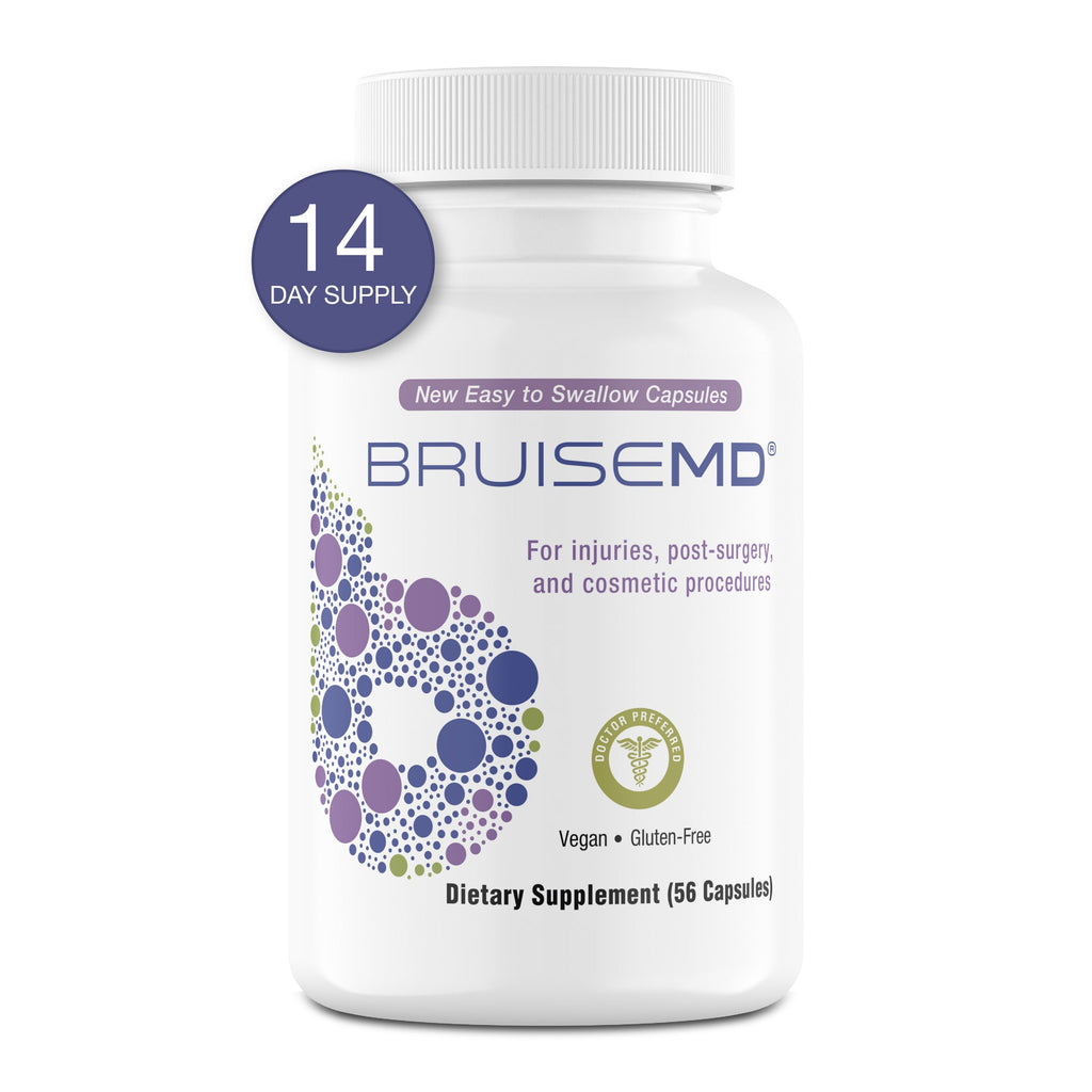 BruiseMD Arnica Bromelain Supplement kwa Ajili ya Michubuko na Kuvimba (Vidonge) - Mfumo Unaopendekezwa na Madaktari