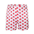 Men's Boxers Shorts Silk Sleepwear Underwear Heart Print Bottoms Lounge Beach Shorts Lightweight Loose Sports Lounge Hot Pants