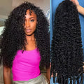 220 Density Hd Lace Wig 13x6 Human Hair Burmese Curly Hair Wig Pre Plucked Brazilian 16A Burmese Virgin Human Hair Wig For Women