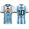 2026 Messi Argentina Team Football Jersey Match & Training Kit Summer Sports Men's T-Shirt Children's Clothing Tee Y2k Woman ﻿