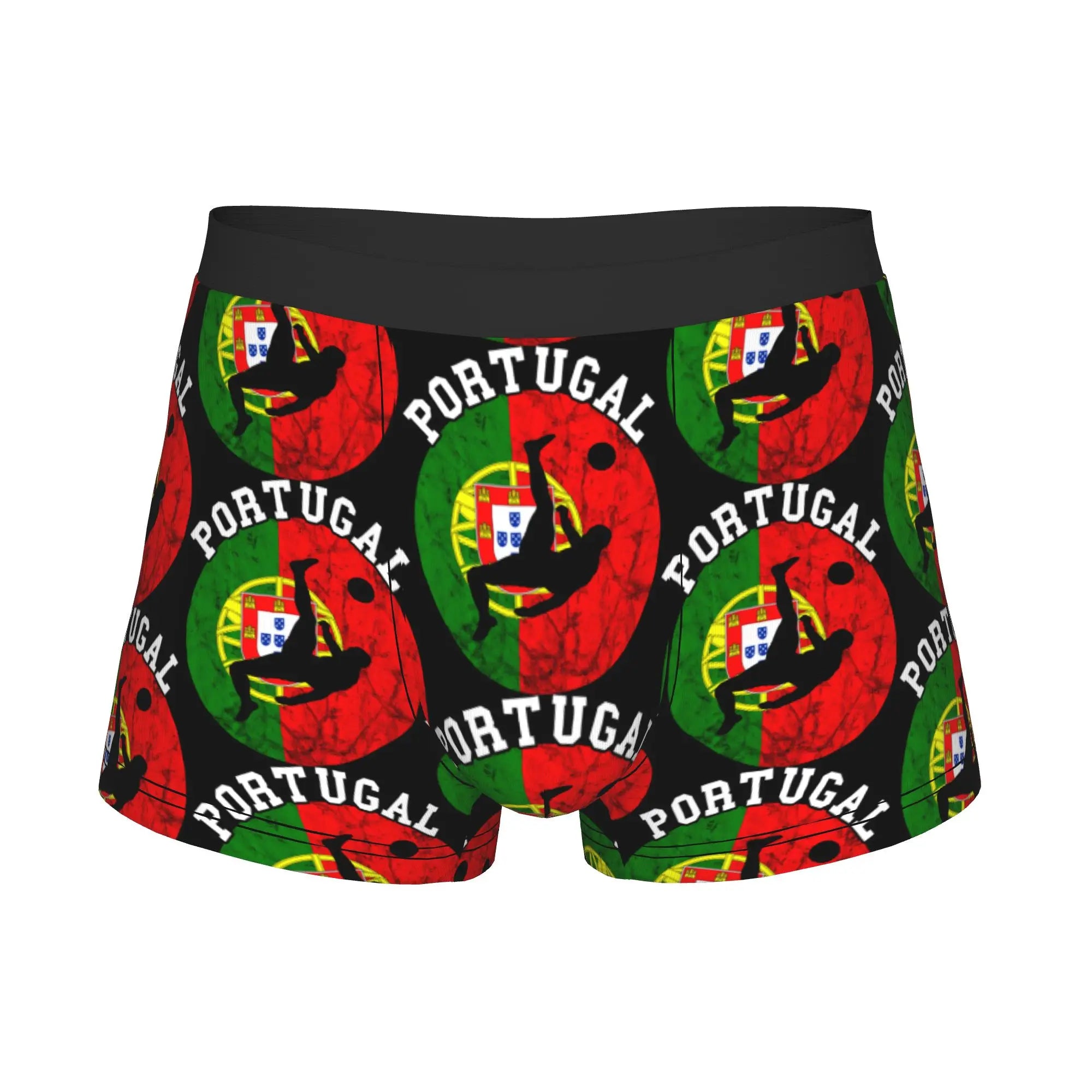 Portugal Soccer Futebol Portuguese Pride Portuguese Underpants Breathbale Panties Male Underwear Print Shorts Boxer Briefs