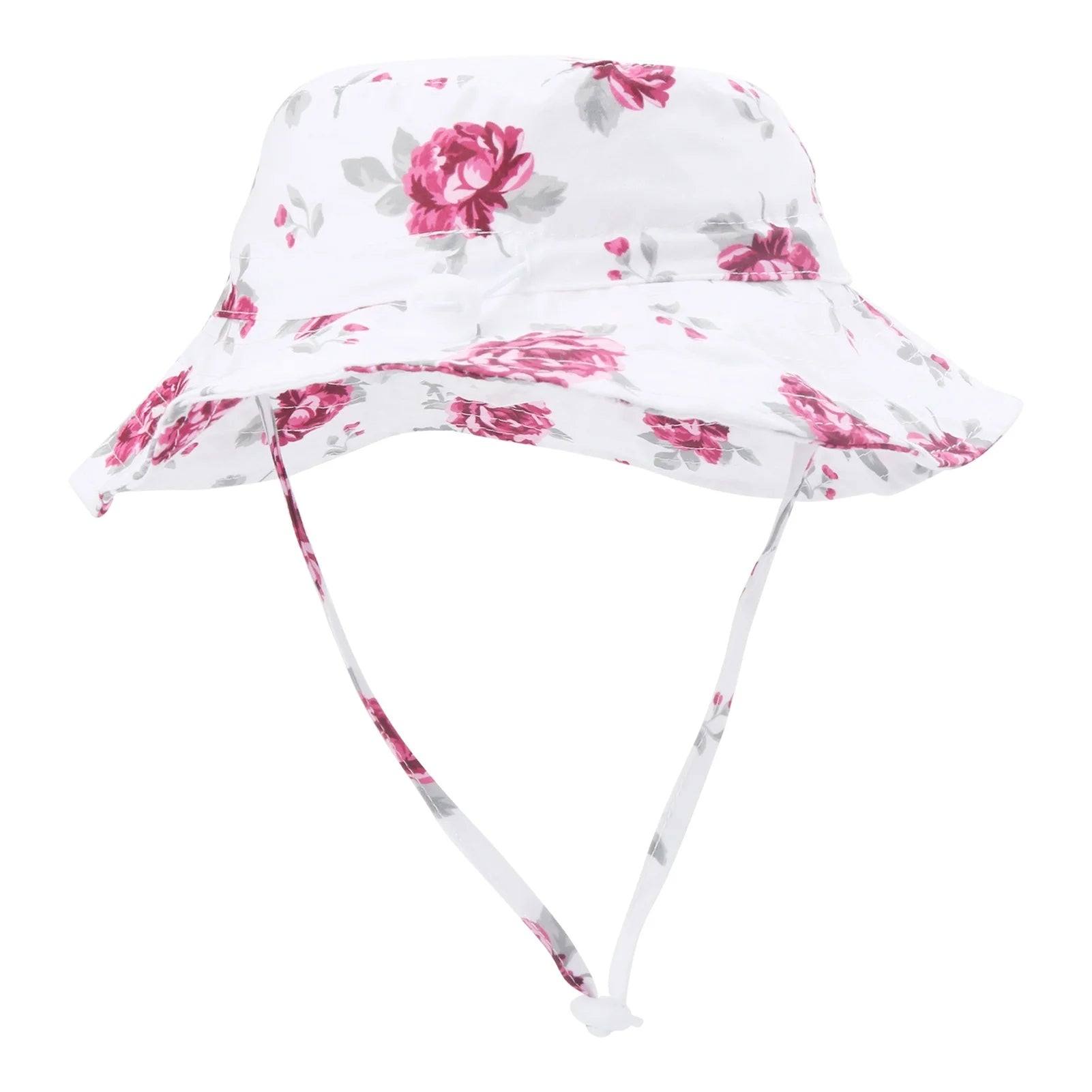 Baby Beach Sun Hat Breathable Fashionable Flower Pattern Children Outdoor Bucket Hat