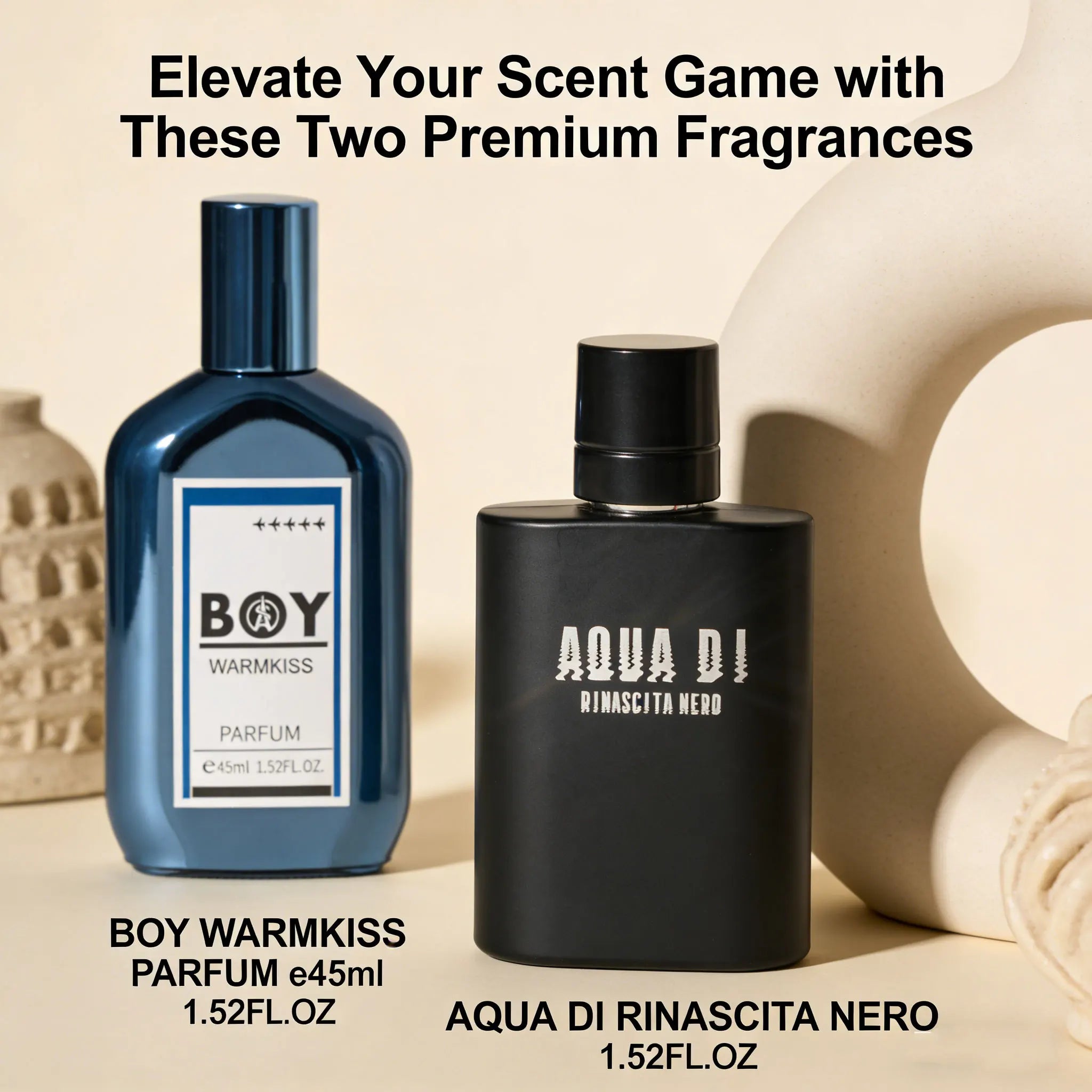 YCZ Men's Perfume,2pcs| 100ml+45mlfl.oz,  cologne for men，Citrus AQUATIC AROMATIC+Woody Accord, Ideal Special Occasions, Making it the Ideal gentlemen’s Gift