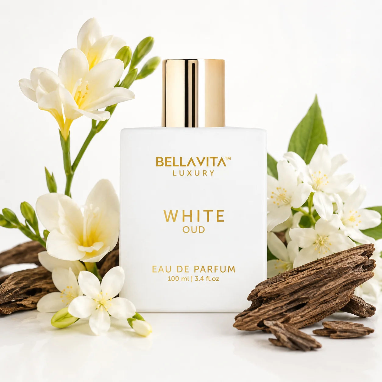 White Oud BellaVita 100ml/3.4oz Long-Lasting Perfume Women Fragrance For Daily Use