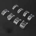 Ring Size Adjuster Soft Silicone 8-Piece Set Comfortable Non-Slip Jewelry Tool for Engagement Wedding Jewelry Making