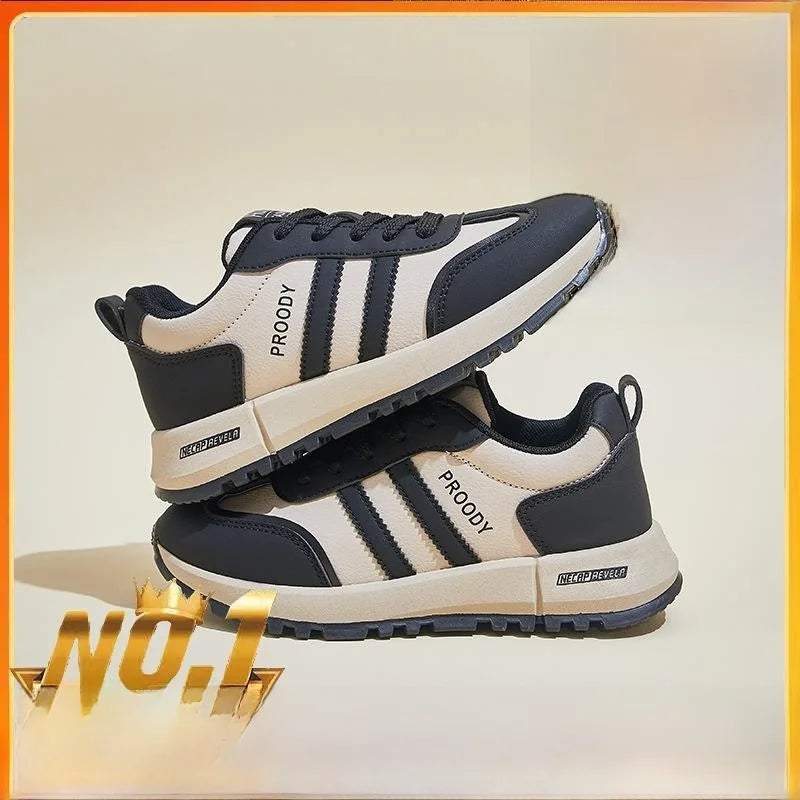Color Block German Training Shoes Women's Spring 2025 New Dad Shoes Korean Style Versatile Ins Student Thick Bottom Casual Shoes