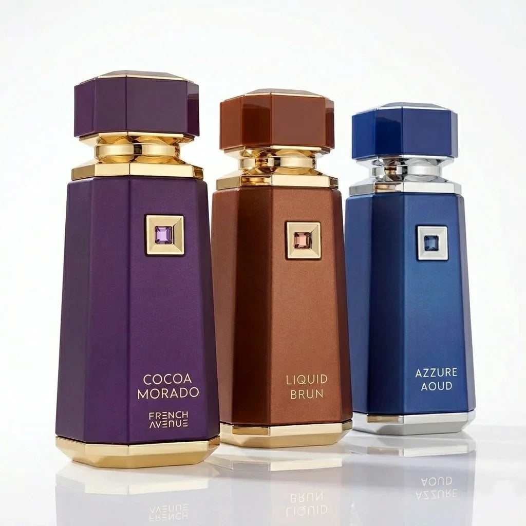 Arab Oriental Long Lasting Fragrance French Avenue Liquid Brun Azzure Aoud Cocoa Morado Woody Spicy Vanilla Perfume Unisex Gift