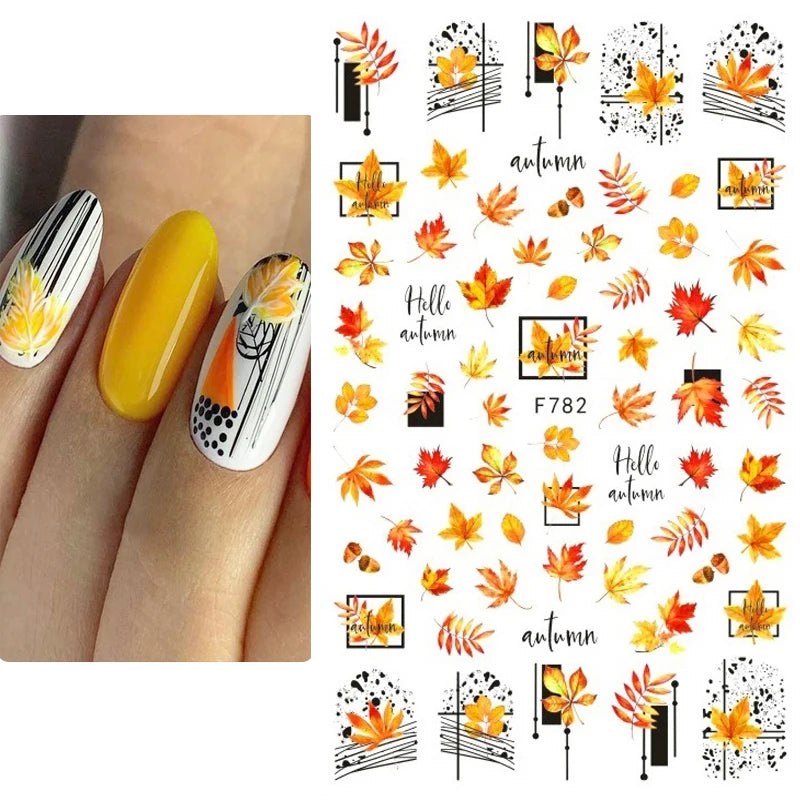 3d Nail Art Decals Grey Dry Florals Watercolor Nuance Flowers Adhesive Sliders Nails Stickers Decorations For Manicures Tips