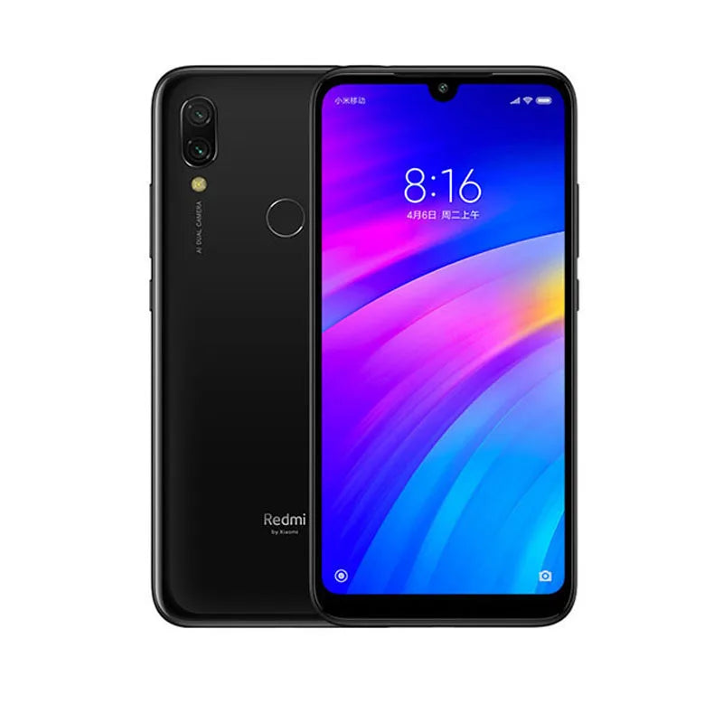 Global Firmware Xiaomi Redmi 7 Smartphone 4000 Amh 6.26 Inch 10W Charger Dual Camera Dual SIM Solt Cellphone Android  Used Phone