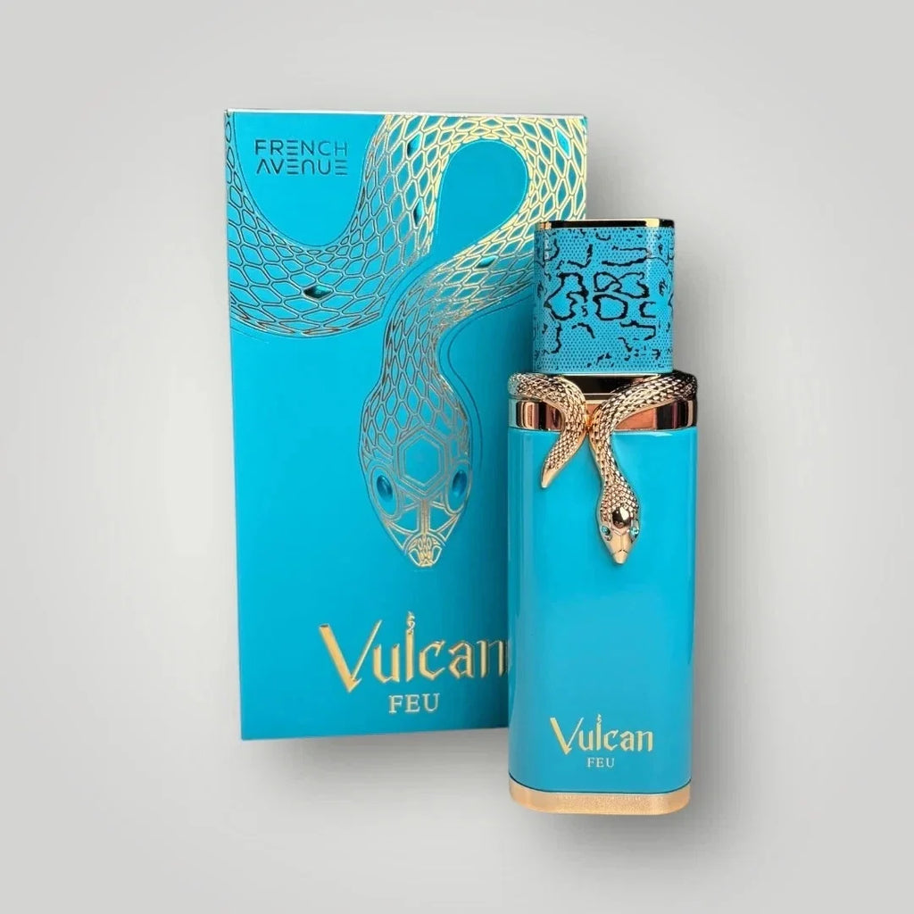 Fragrance World French Avenue Vulcan Collection (Vulcan Feu) 3.4 Oz 100ml For Men And Women Ideal Gift Choice, (Valentine's Day,