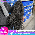 High Density  Deep Wave 13x6 13x4 Hd Lace Front Human Hair Wig Water Curly Wigs Lace Frontal Wigs Human Hair For Women