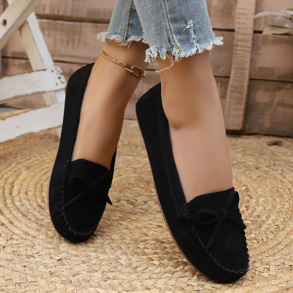 Spring and Autumn Elegant Round Toe Sexy Low Heel Casual Shoes Fashionable Best Selling New Comfortable Plus Size Women's Shoes