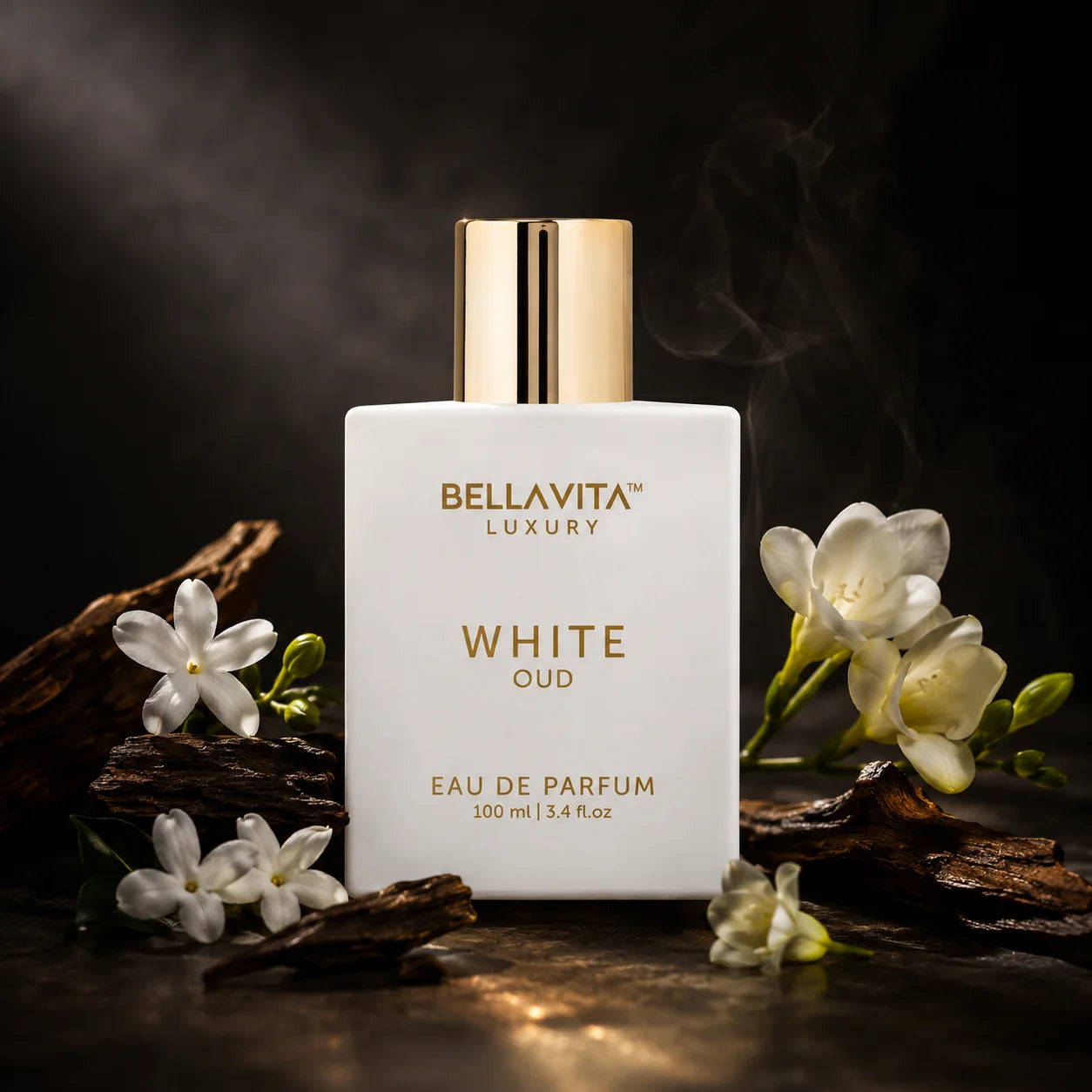 White Oud BellaVita 100ml/3.4oz Long-Lasting Perfume Women Fragrance For Daily Use