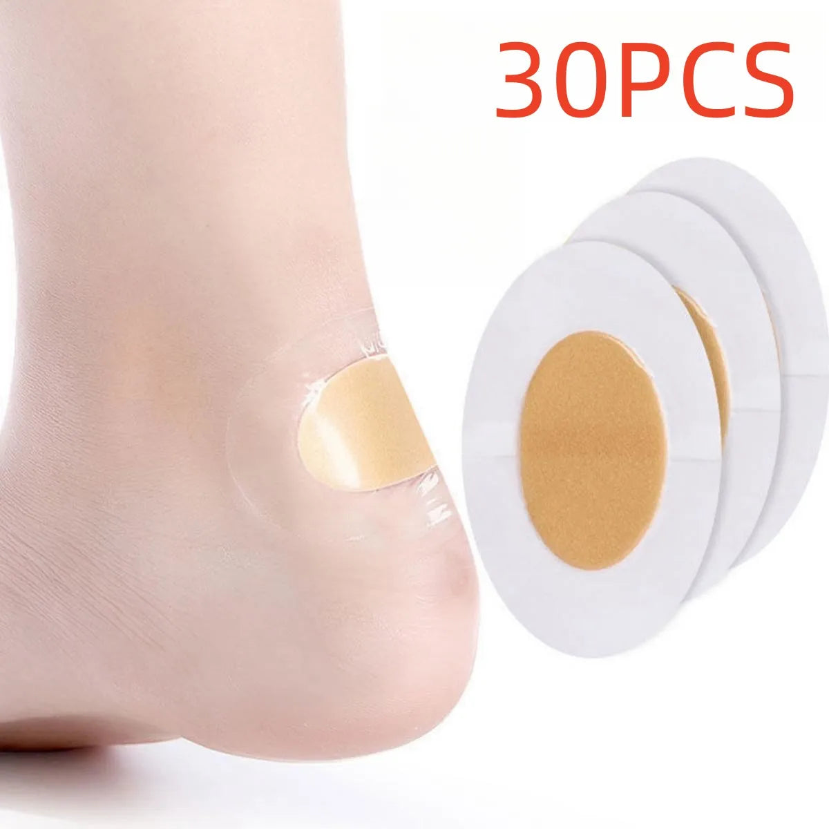 20/30pcs Gel Grip Heel Protector Adhesive Foot Patches Blister Pads Heel Liner Shoes Stickers  Plaster Foot Care Cushion