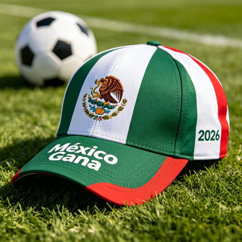 2026 Summer Mexico Football Fans 3D Print Baseball Cap Quick Dry Breathable Unisex Thin Soccer Sun Hat One Size