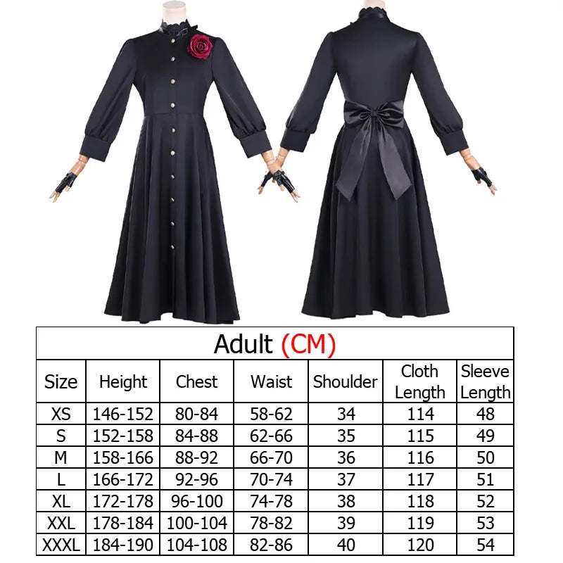 Scarlet Cosplay Wig Dress Costume May I Ask for Anime One Final Thing Roleplay Women Clothing Outfits Halloween Carnival Suit