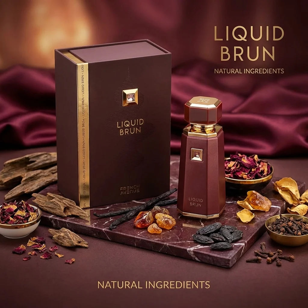 Arab Oriental Long Lasting Fragrance French Avenue Liquid Brun Azzure Aoud Cocoa Morado Woody Spicy Vanilla Perfume Unisex Gift