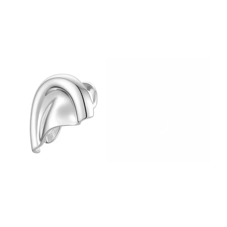 Punk Vintage Half Ear Contour Metal Ear Clip Exaggerate Stud Earrings For Women girls Ear Bones Clip Fashion Earring Jewelry