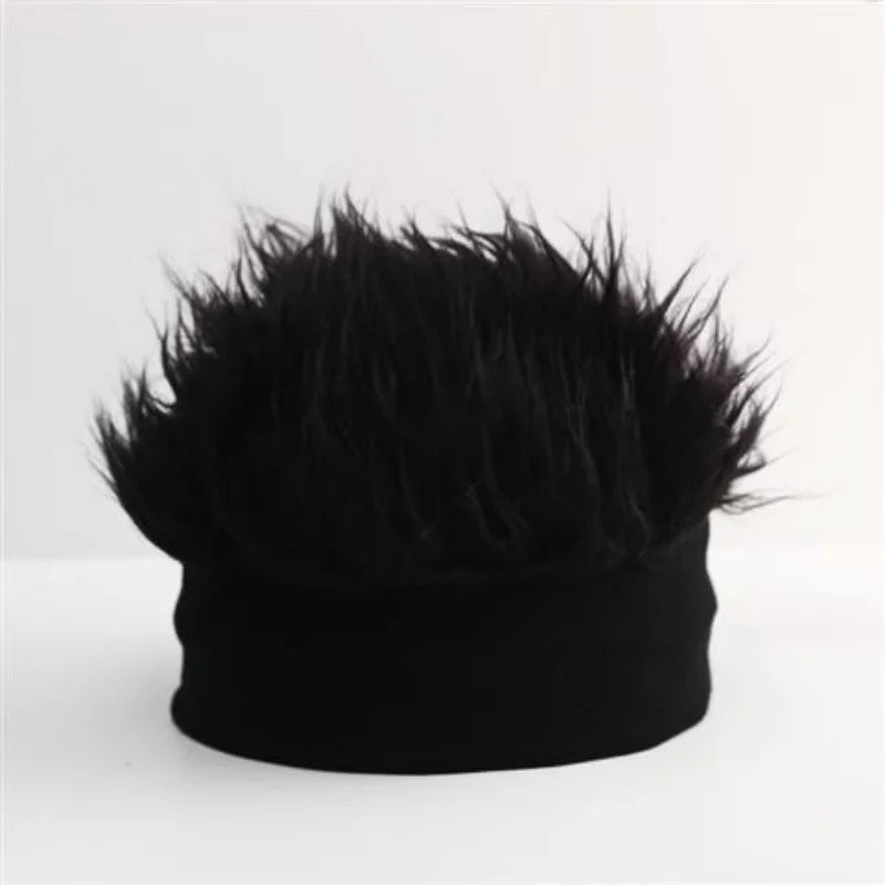 A men's hip-hop wig hat - instantly creates a fluffy effect, suitable for parties, dances, and daily wear