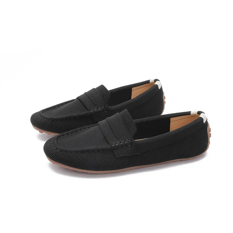 Loafers Women Summer New 's Mokasin Shoes Flat Loafers  Slip-on Flat Shoes Runway Formal Business Walk Shoes