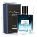 YCZ Men's Eau de Toilette Spray (1.6 oz) — Lemon, Pineapple, Ambergris, Musk — 24-Hour Long-Lasting Cologne
