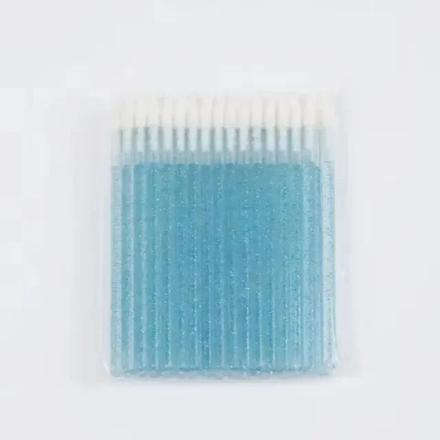 50pcs Disposable Lip Brushes Eyelash Applicator Mascara Wands Brush Lipstickers Wands  Makeup Tools EyelashExtension Supplies