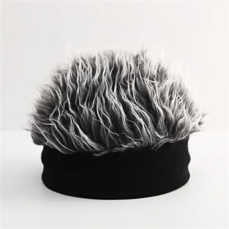 A men's hip-hop wig hat - instantly creates a fluffy effect, suitable for parties, dances, and daily wear