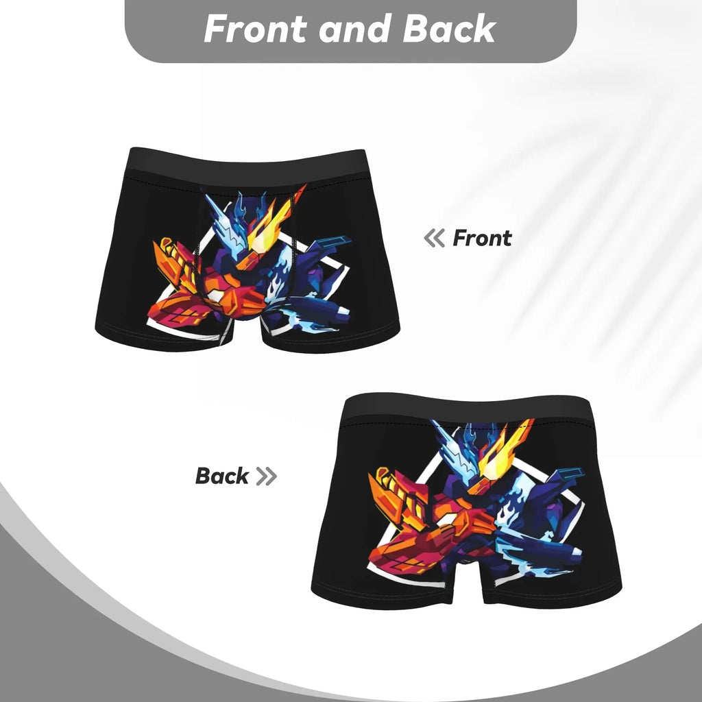 Bandai Kamen Rider Cross Z Build boxers  Underpants Breathbale Panties Men's Underwear Comfortable Shorts Boxer Briefs