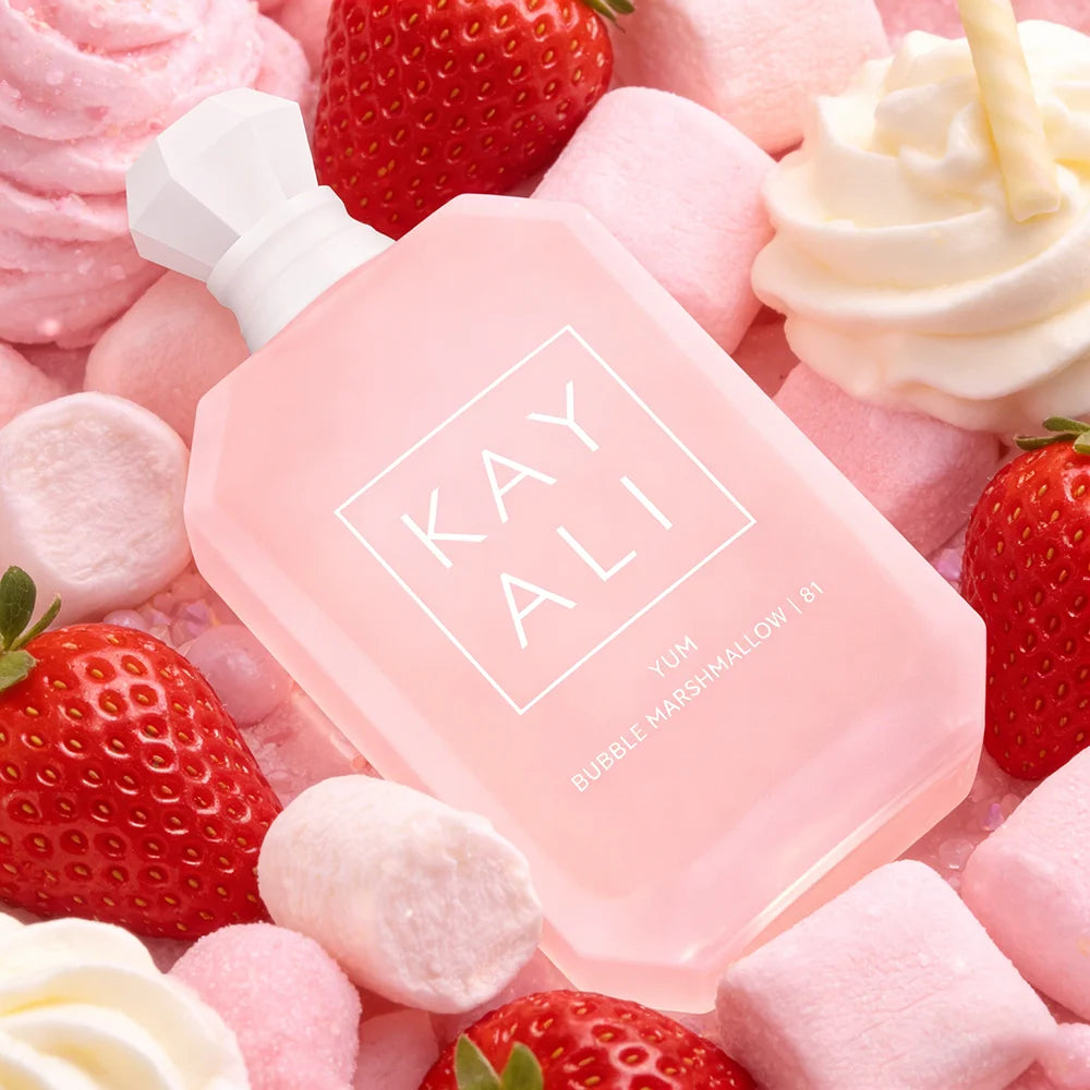 KAYALI YUM BOUJEE MARSHMALLOW | 81 Eau de Parfum Intense | 3.4 oz / 100 ml Luxury Gourmand Perfume for Women & Men | Sweet Straw