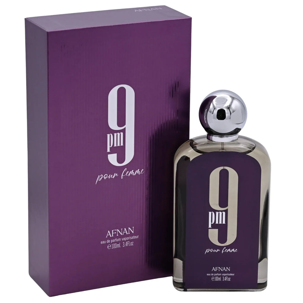 9 PM Pour Femme by Afffnan Perfume for Women EDP 3.3 / 3.4 oz New In Box