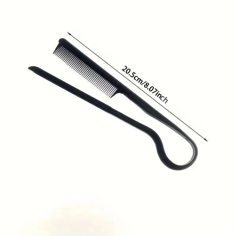 Comb Hairdressing V-Comb Messy Hair Finishing Straightening Splint Comb - Hair Styling Tool Clip Special for  Hair Wigs