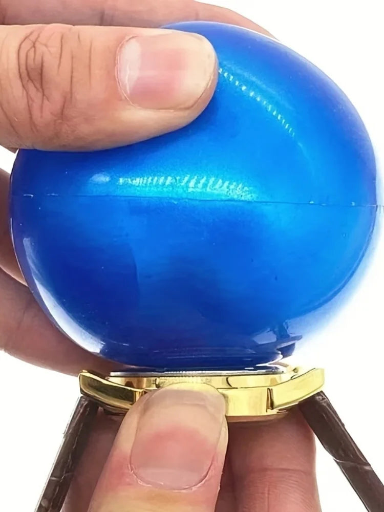 Watch Case Open Ball Blue 7cm Diameter Durable Rubber Safe Reliable Portable Watch Friction Ball for Professional Repair Tool