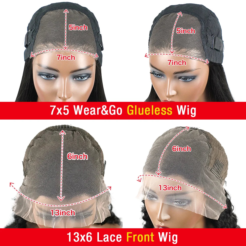 30 Inch Body Wave Human Hair Front Wig 13x6 Hd Lace Transparent Frontal wig Pre Plucked Brazilian Human Hair Wigs For Women