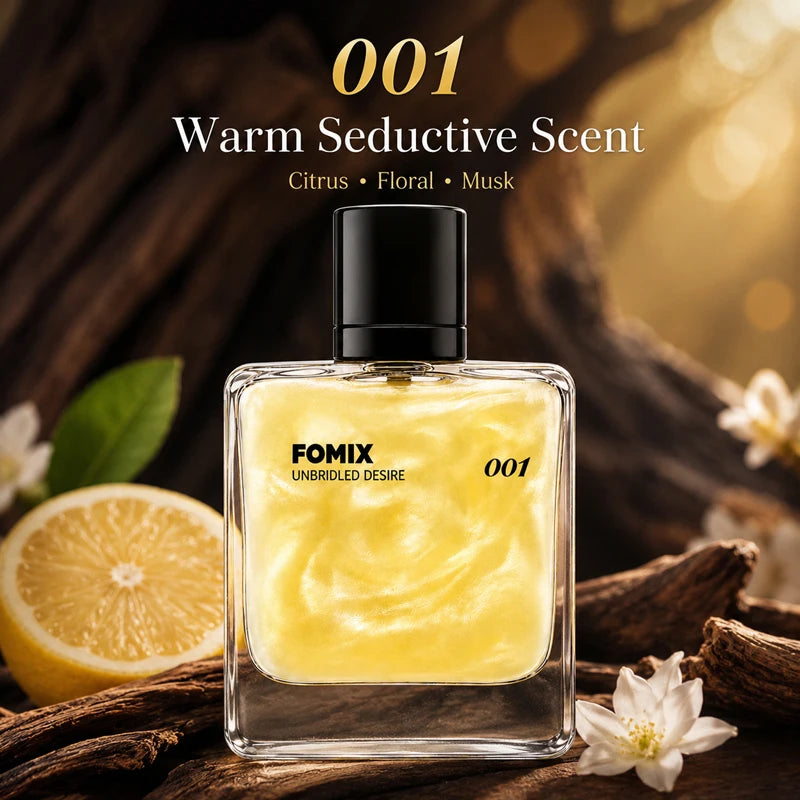 FOMIX 2PCS Men's Perfume Set, Long Lasting Fresh Ocean & Warm Seductive Eau De Parfum Spray, Citrus Floral Musk Woody Cologne, Day Night Portable Fragrance Gift for Him