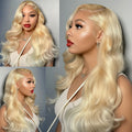 30 38 Inch Honey Blonde 13x6 HD Body Wave Lace Frontal Human Hair Wig 613 Colored Wigs 13x4 Transparen Lace Front Wig For Women