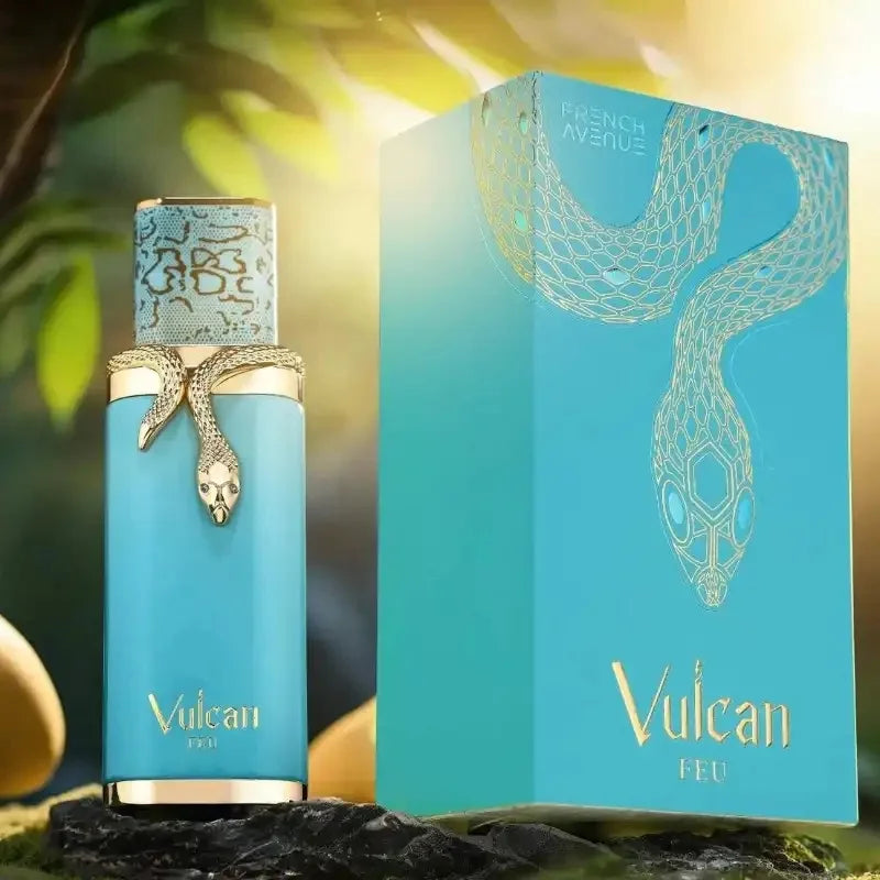 Fragrance World French Avenue Vulcan Collection (Vulcan Feu) 3.4 Oz 100ml For Men And Women Ideal Gift Choice, (Valentine's Day,