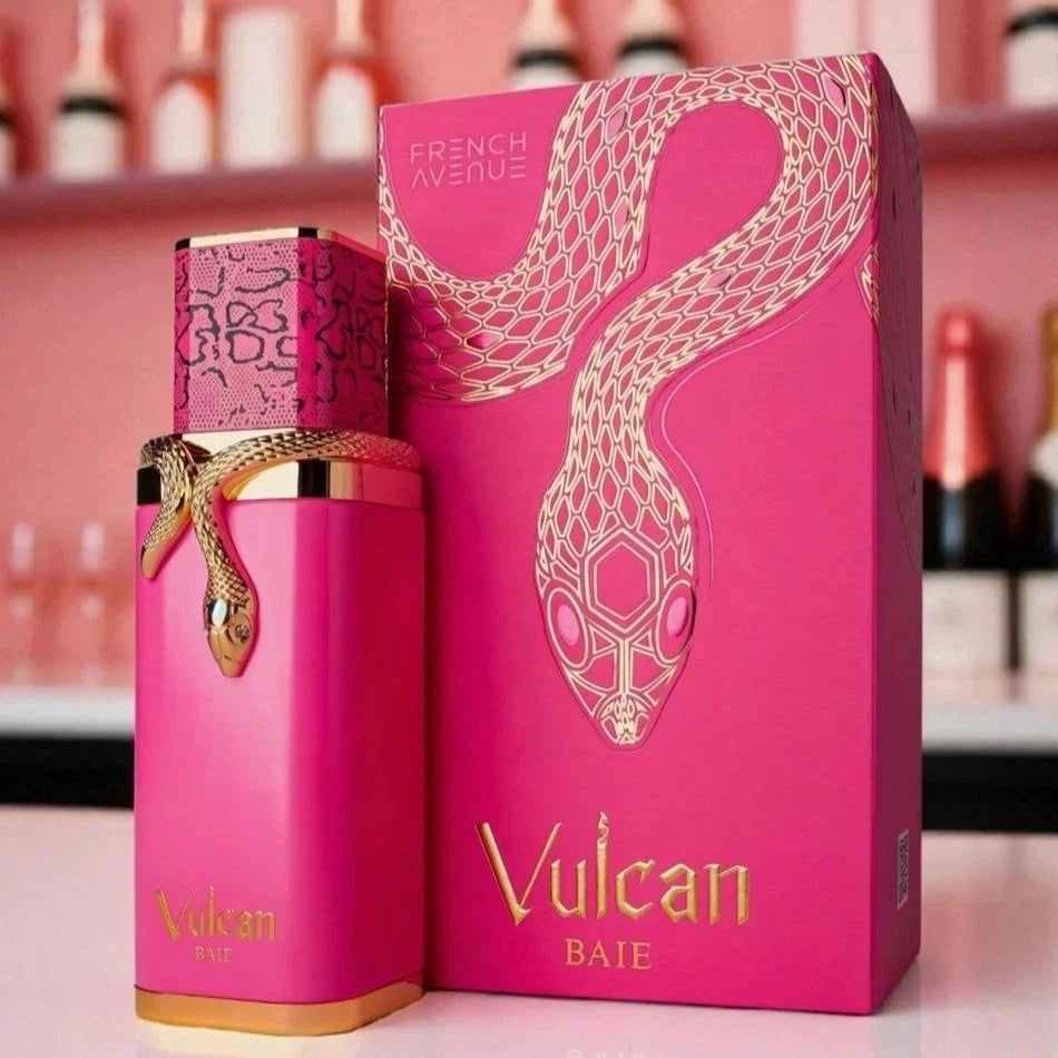 Fragrance World French Avenue Vulcan Collection (Vulcan Feu) 3.4 Oz 100ml For Men And Women Ideal Gift Choice, (Valentine's Day,
